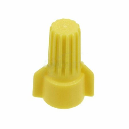 AMERICAN IMAGINATIONS Yellow Plastic Wing Type Wire Connector AI-37415